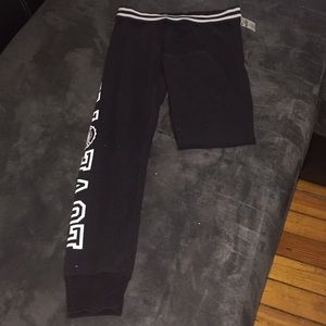 Pink victoria secret jogger classic style pants